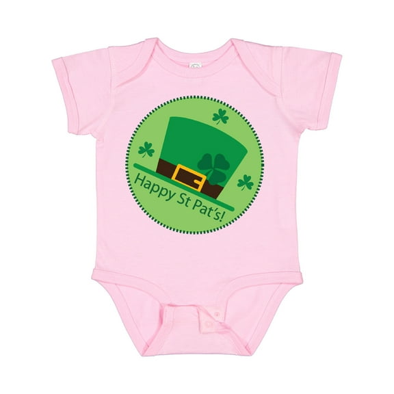 Inktastic Happy St Patrick's Day Irish Boys or Girls Baby Bodysuit