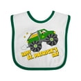 thumbnail image 1 of Inktastic Happy St. Patrick's Day Monster Truck with Leprechaun Boys or Girls Baby Bib, 1 of 4