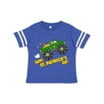 thumbnail image 1 of Inktastic Happy St. Patrick's Day Monster Truck with Leprechaun Boys or Girls Toddler T-Shirt, 1 of 5