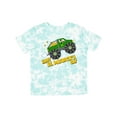 thumbnail image 1 of Inktastic Happy St. Patrick's Day Monster Truck with Leprechaun Boys or Girls Toddler T-Shirt, 1 of 5