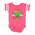 thumbnail image 1 of Inktastic Happy St. Patrick's Day Rainbow and Hat Boys or Girls Baby Bodysuit, 1 of 5