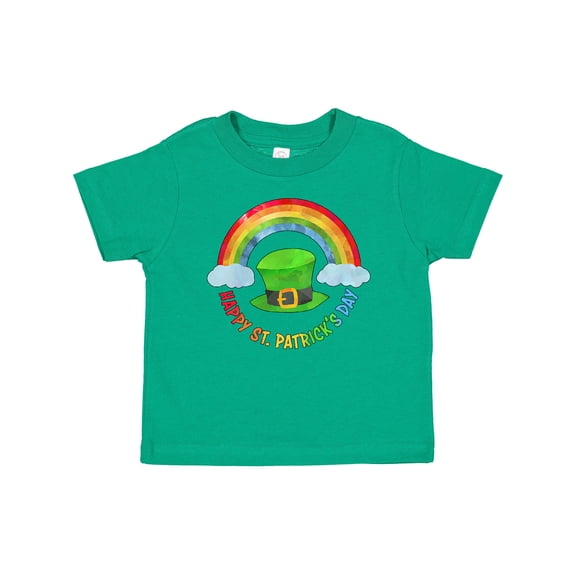 Inktastic Happy St. Patrick's Day Rainbow and Hat Boys or Girls Baby T-Shirt