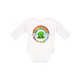 thumbnail image 1 of Inktastic Happy St. Patrick's Day Rainbow and Hat Boys or Girls Long Sleeve Baby Bodysuit, 1 of 5