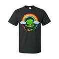 thumbnail image 1 of Inktastic Happy St. Patrick's Day Rainbow and Hat T-Shirt, 1 of 5