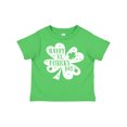 thumbnail image 1 of Inktastic Happy St. Patrick's Day Shamrock Silhouette in White Boys or Girls Toddler T-Shirt, 1 of 5