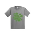 thumbnail image 1 of Inktastic Happy St. Patrick's Day Shamrock in Green Youth T-Shirt, 1 of 5