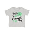 thumbnail image 1 of Inktastic Happy St. Patrick's Day- four leaf clovers Boys or Girls Toddler T-Shirt, 1 of 5