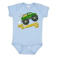 thumbnail image 1 of Inktastic Happy St. Patrick's Day monster truck with leprechaun Boys or Girls Baby Bodysuit, 1 of 5