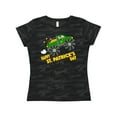thumbnail image 1 of Inktastic Happy St. Patrick's Day monster truck with leprechaun Women's T-Shirt, 1 of 5