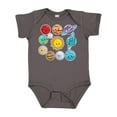 thumbnail image 1 of Inktastic Happy Sun Moon and Planets Boys or Girls Baby Bodysuit, 1 of 5