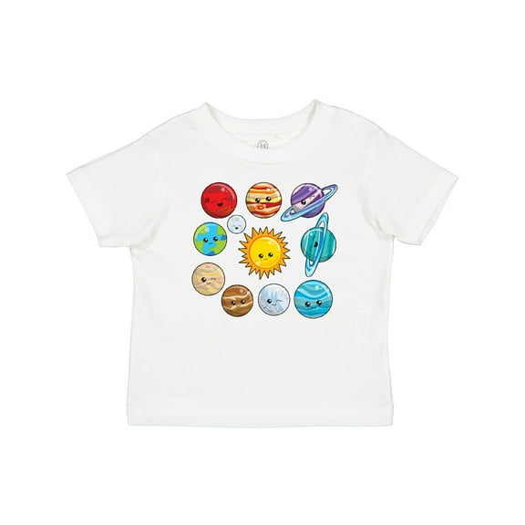 Inktastic Happy Sun Moon and Planets Boys or Girls Baby T-Shirt