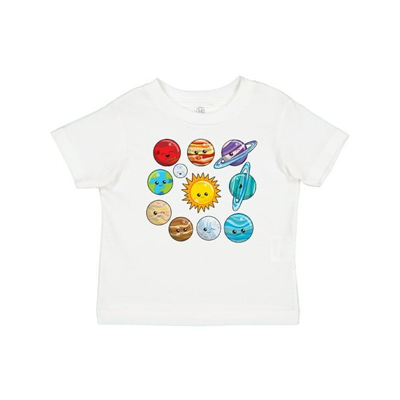 Inktastic Happy Sun Moon and Planets Boys or Girls Baby T-Shirt