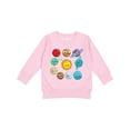thumbnail image 1 of Inktastic Happy Sun Moon and Planets Toddler Sweatshirt, 1 of 4