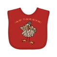 thumbnail image 1 of Inktastic Happy Thanksgiving Boys or Girls Baby Bib, 1 of 4