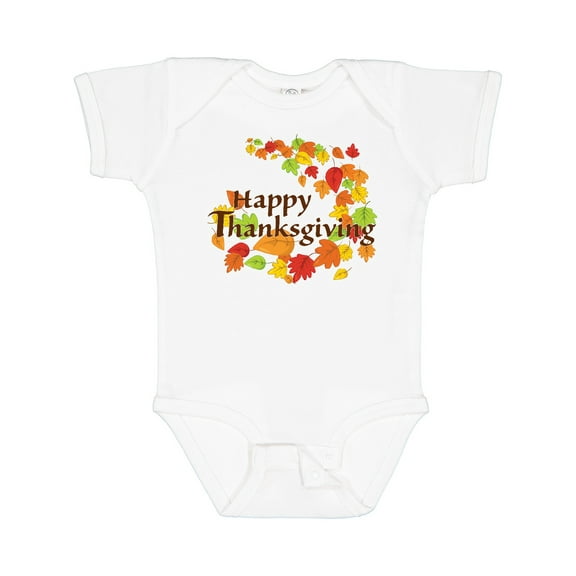 Inktastic Happy Thanksgiving Boys or Girls Baby Bodysuit