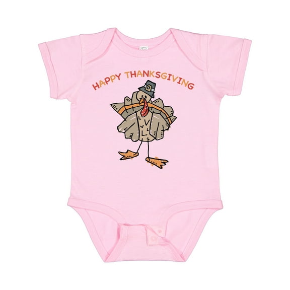 Inktastic Happy Thanksgiving Boys or Girls Baby Bodysuit