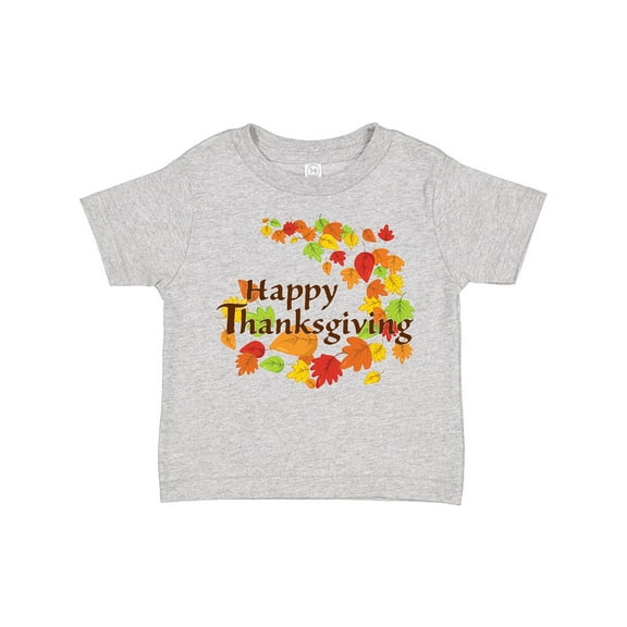 Inktastic Happy Thanksgiving Boys or Girls Toddler T-Shirt