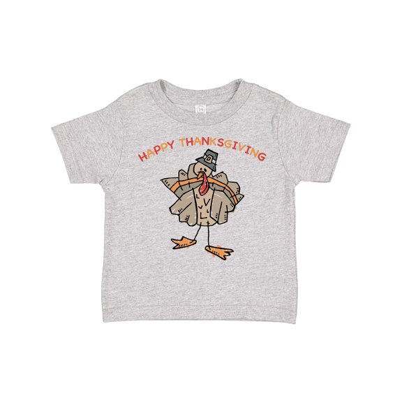 Inktastic Happy Thanksgiving Boys or Girls Toddler T-Shirt