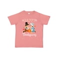 thumbnail image 1 of Inktastic Happy Thanksgiving Christian Pilgrims Holiday Boys or Girls Toddler T-Shirt, 1 of 5