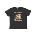 thumbnail image 1 of Inktastic Happy Thanksgiving Christian Pilgrims Holiday Youth T-Shirt, 1 of 5