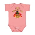 thumbnail image 1 of Inktastic Happy Thanksgiving Cute Turkey in Pilgrim Hat Boys or Girls Baby Bodysuit, 1 of 5