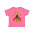 thumbnail image 1 of Inktastic Happy Thanksgiving Cute Turkey in Pilgrim Hat Boys or Girls Toddler T-Shirt, 1 of 5