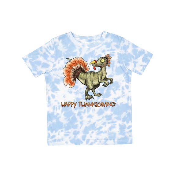 Inktastic Happy Thanksgiving Dinosaur Boys or Girls Toddler T-Shirt