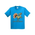 thumbnail image 1 of Inktastic Happy Thanksgiving Dinosaur Youth T-Shirt, 1 of 5