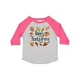 thumbnail image 1 of Inktastic Happy Thanksgiving Fall Leaves Boys or Girls Toddler T-Shirt, 1 of 5
