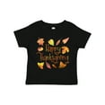 thumbnail image 1 of Inktastic Happy Thanksgiving Fall Leaves in Autumn Colors Boys or Girls Toddler T-Shirt, 1 of 5