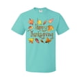 thumbnail image 1 of Inktastic Happy Thanksgiving Fall Leaves in Autumn Colors T-Shirt, 1 of 5