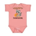 thumbnail image 1 of Inktastic Happy Thanksgiving Holiday Raccoon Boys or Girls Baby Bodysuit, 1 of 5