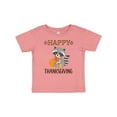 thumbnail image 1 of Inktastic Happy Thanksgiving Holiday Raccoon Boys or Girls Baby T-Shirt, 1 of 5