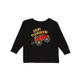 thumbnail image 1 of Inktastic Happy Thanksgiving Monster Truck with Turkey and Food Boys or Girls Long Sleeve Toddler T-Shirt, 1 of 5