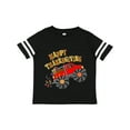 thumbnail image 1 of Inktastic Happy Thanksgiving Monster Truck with Turkey and Food Boys or Girls Toddler T-Shirt, 1 of 5