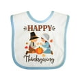 thumbnail image 1 of Inktastic Happy Thanksgiving Pilgrim Prayer Blessing Religious Boys or Girls Baby Bib, 1 of 4
