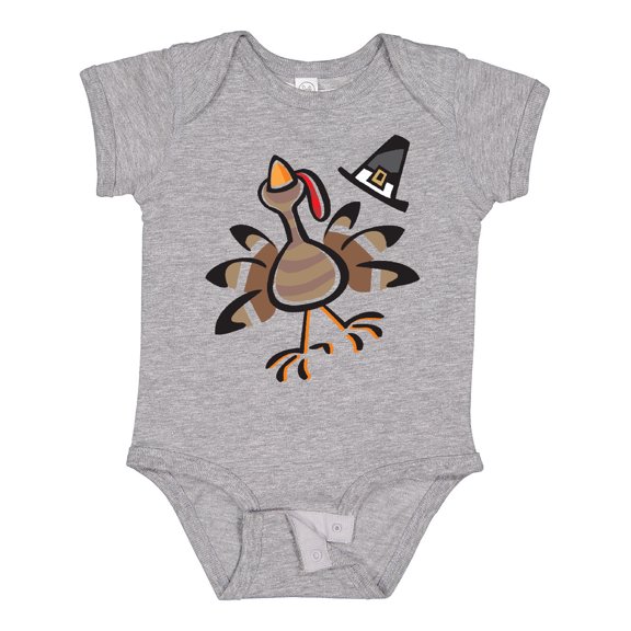 Inktastic Happy Thanksgiving Turkey Boys or Girls Baby Bodysuit