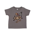 thumbnail image 1 of Inktastic Happy Thanksgiving Turkey Boys or Girls Toddler T-Shirt, 1 of 5