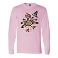 thumbnail image 1 of Inktastic Happy Thanksgiving Turkey Long Sleeve T-Shirt, 1 of 5