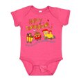 thumbnail image 1 of Inktastic Happy Thanksgiving Turkey Train with Food Boys or Girls Baby Bodysuit, 1 of 5