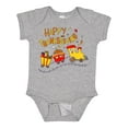 thumbnail image 1 of Inktastic Happy Thanksgiving Turkey Train with Food Boys or Girls Baby Bodysuit, 1 of 5