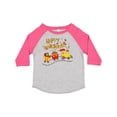 thumbnail image 1 of Inktastic Happy Thanksgiving Turkey Train with Food Boys or Girls Toddler T-Shirt, 1 of 5