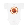 thumbnail image 1 of Inktastic Happy Thanksgiving with Cute Turkey Boys or Girls Baby Bodysuit, 1 of 5