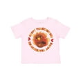 thumbnail image 1 of Inktastic Happy Thanksgiving with Cute Turkey Boys or Girls Toddler T-Shirt, 1 of 5