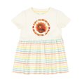 thumbnail image 1 of Inktastic Happy Thanksgiving with Cute Turkey Girls Baby Dress, 1 of 5