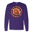 thumbnail image 1 of Inktastic Happy Thanksgiving with Cute Turkey Long Sleeve T-Shirt, 1 of 5