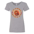 thumbnail image 1 of Inktastic Happy Thanksgiving with Cute Turkey Women's T-Shirt, 1 of 5