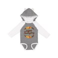 thumbnail image 1 of Inktastic Happy Thanksgiving with Fall Floral Boys or Girls Long Sleeve Baby Bodysuit, 1 of 5