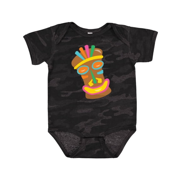 Inktastic Happy Tiki Face Boys or Girls Baby Bodysuit