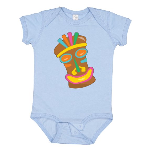 Inktastic Happy Tiki Face Boys or Girls Baby Bodysuit